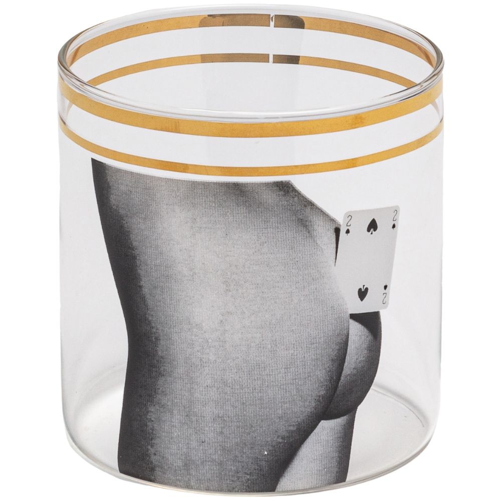 Sklo TOILETPAPER TWO OF SPADES Seletti 8,5 cm
