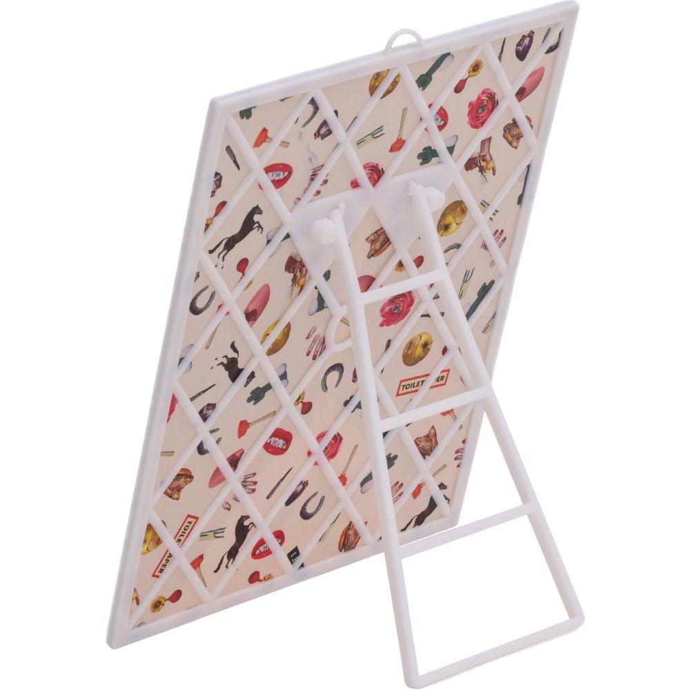 Zrkadlo TOILETPAPER DRILL Seletti 17,5 x 23 cm