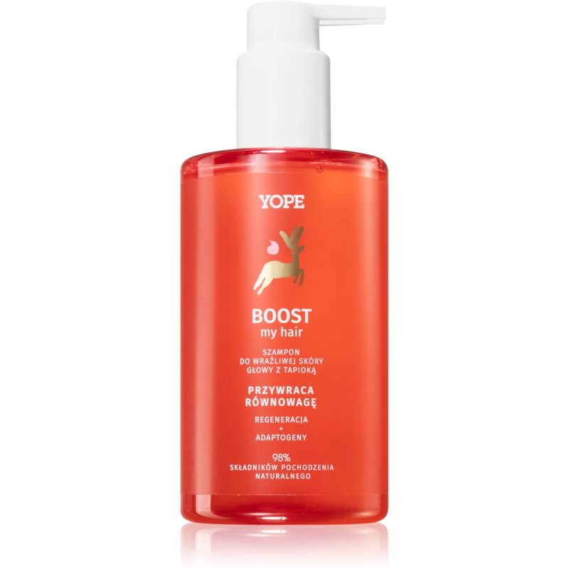 Yope BOOST my hair šampón pre citlivú a podráždenú pokožku hlavy 300 ml