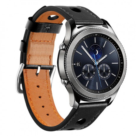 Garmin Venu 2 Leather Italy remienok, Black