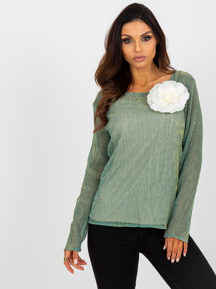 Dámska blúzka s tielkom LK KMPL 506635.54P svetlo zelená - FPrice 36