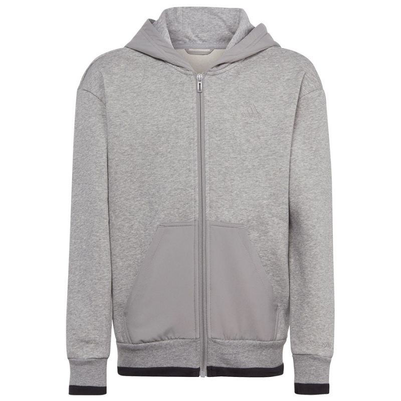 Detská mikina Fleece Full-Zip Hoody Jr. IC5008 - ADIDAS 140 cm