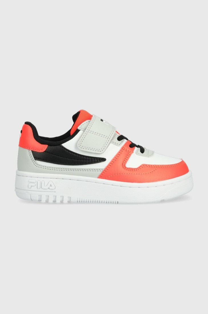 Detské tenisky Fila FXVENTUNO VELCRO ružová farba