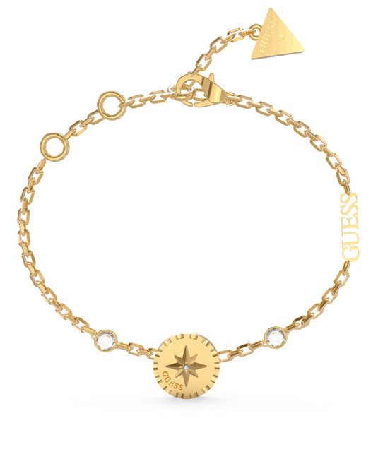 Guess Pôvabný oceľový náramok Monete JUBB02203JWYG 14,5 - 18,5 cm - S