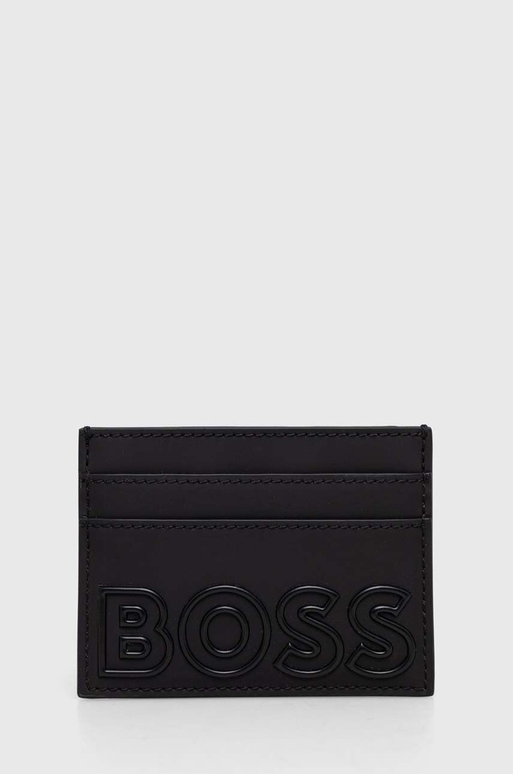 Puzdro na karty BOSS čierna farba