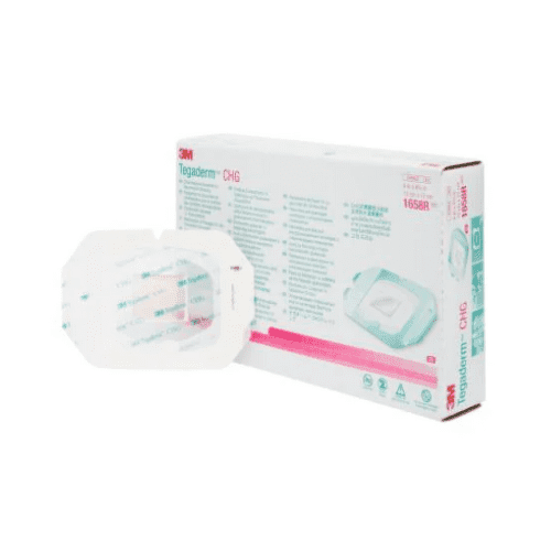 3M Tegaderm chg1658R 10 cm x 12 cm transparentné antimikrobiálne krytie 1 ks