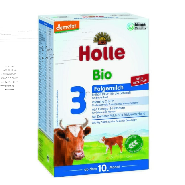 HOLLE Mlieko bio následne 3 od 10. mesiaca veku dieťaťa