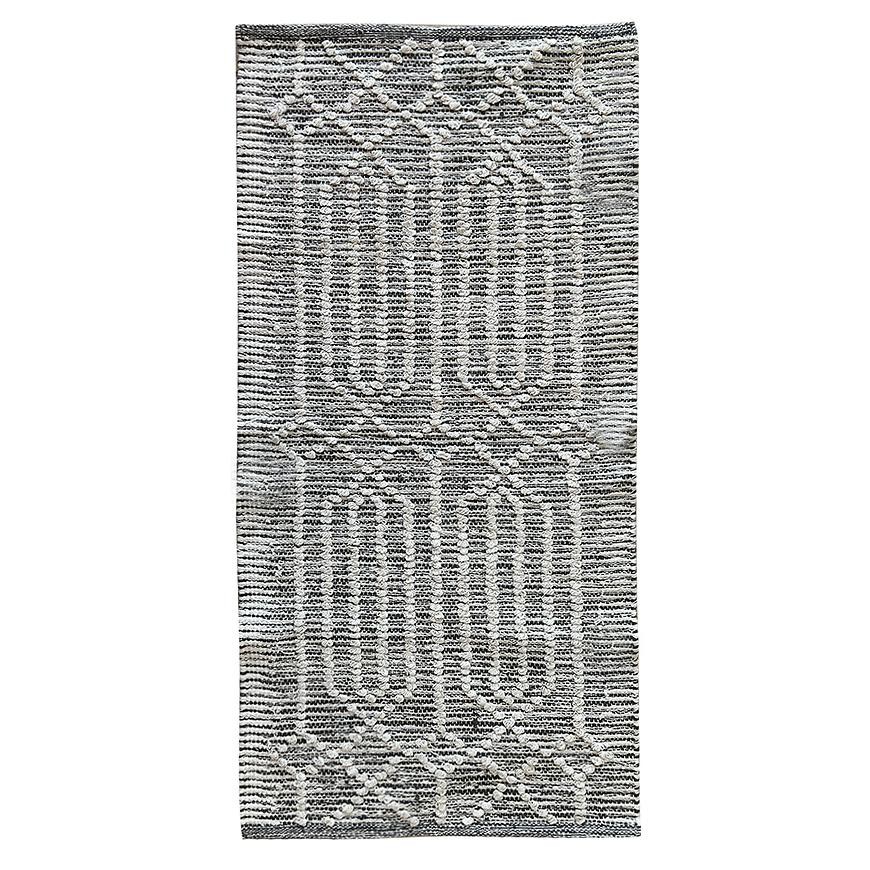 Koberec bavlnený Chindi 0.8/1.5 Cr-1302 grey/white