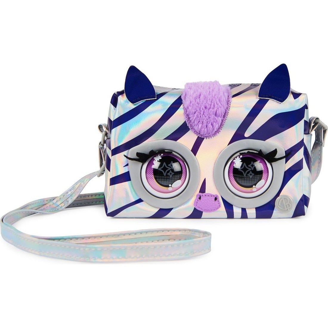 Purse Pets Metalická interaktívna kabelka Zebra