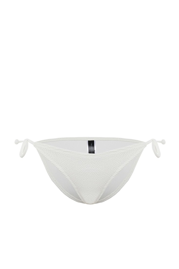 Trendyol Bikini Bottom - White - Plain