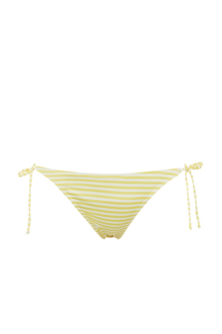 Trendyol Bikini Bottom - Yellow - Striped