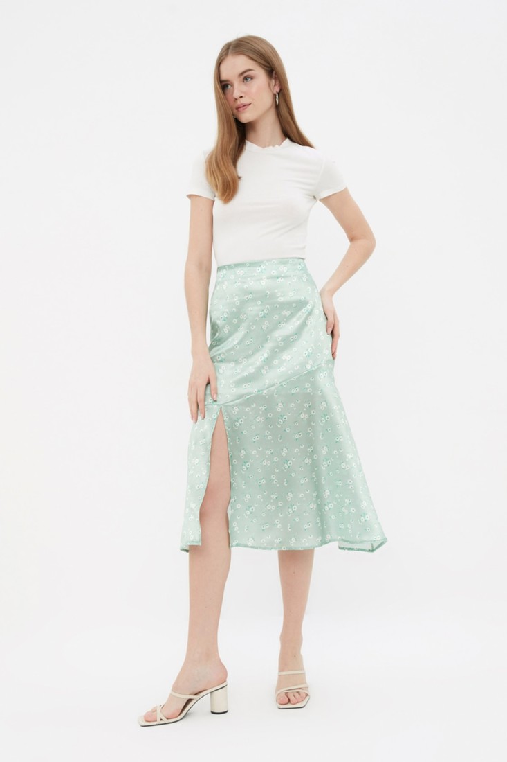 Trendyol Skirt - Navy blue - Midi