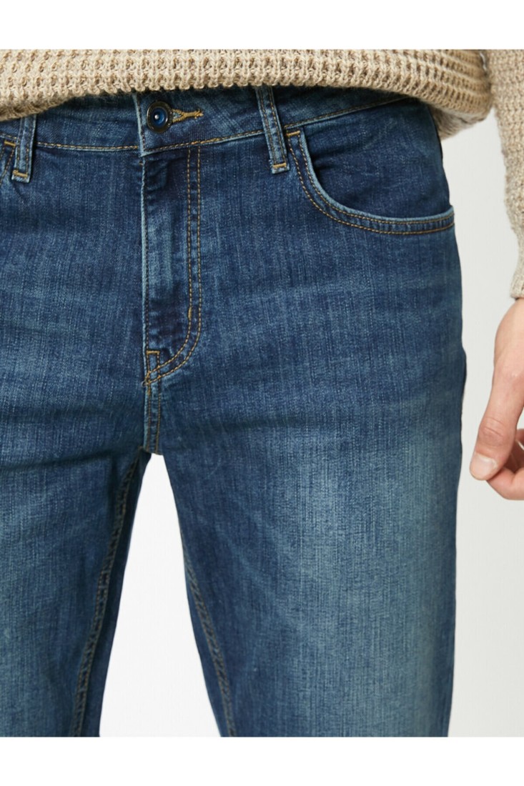 Koton Jeans - Green - Straight