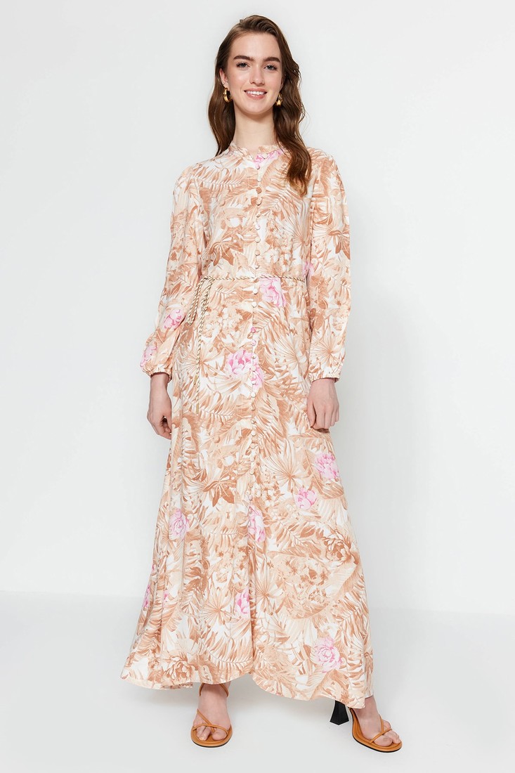 Trendyol Dress - Beige - Skater