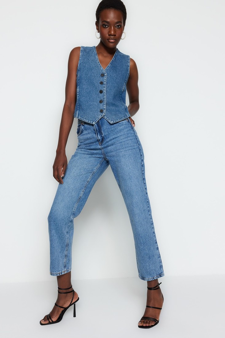 Trendyol Jeans - Blue - Straight