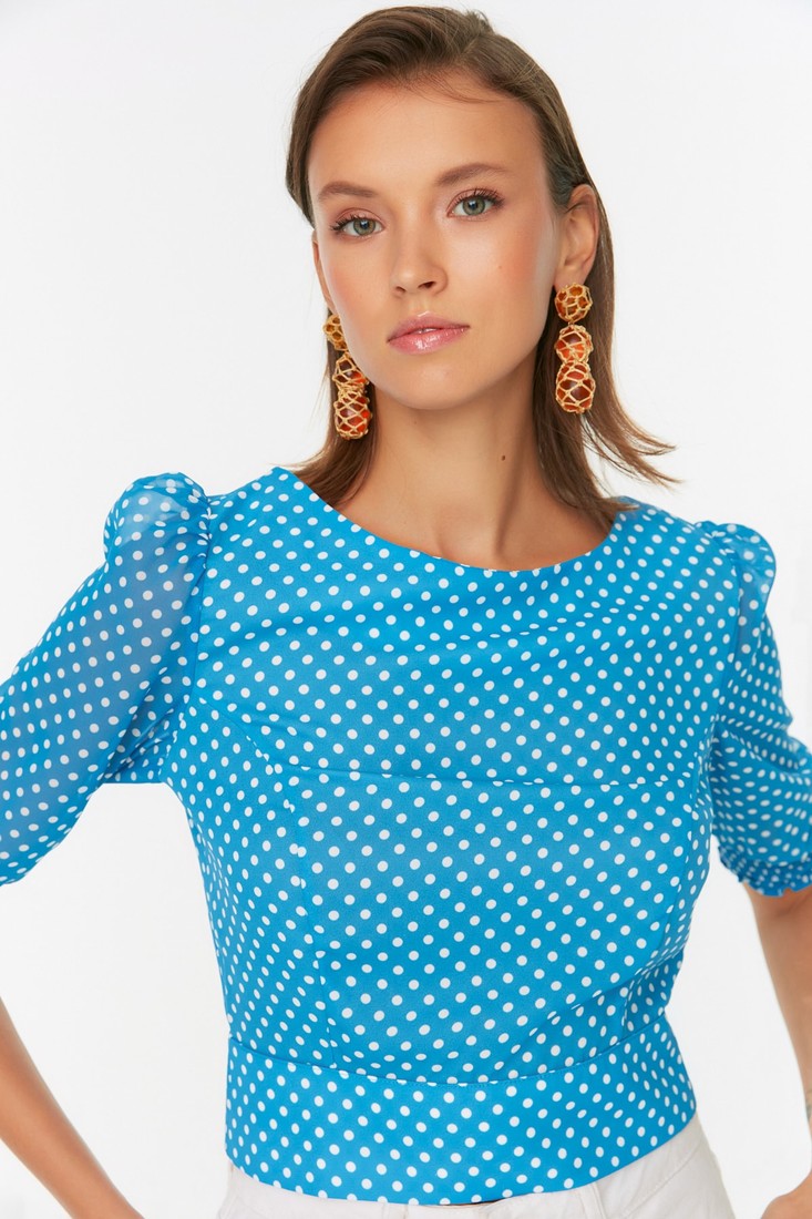 Dámska blúzka Trendyol Polka dot printed