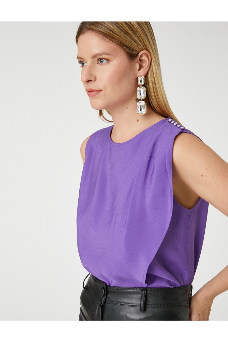 Koton Blouse - Purple - Regular