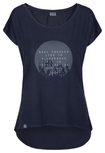 Women's short sleeve T-shirt KILPI ROISIN-W Dark Blue