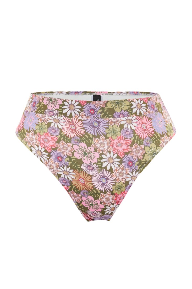 Trendyol Bikini Bottom - Pink - Floral