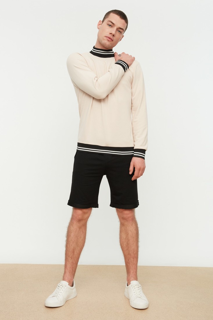 Trendyol Shorts - Black - Normal Waist