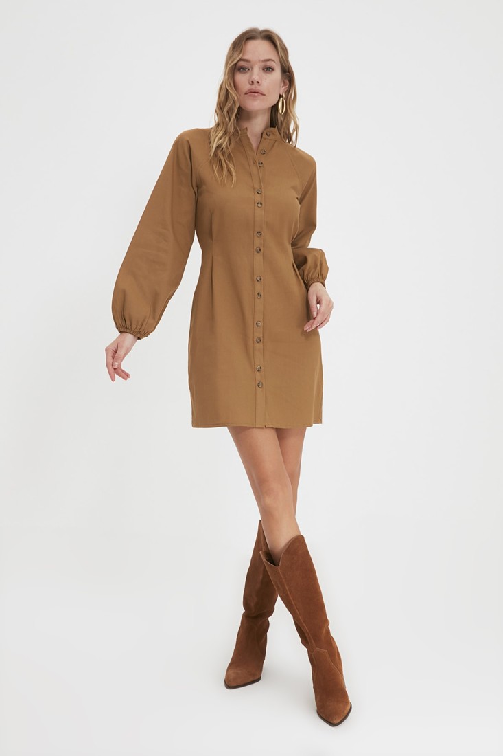 Trendyol Dress - Brown - Shirt dress