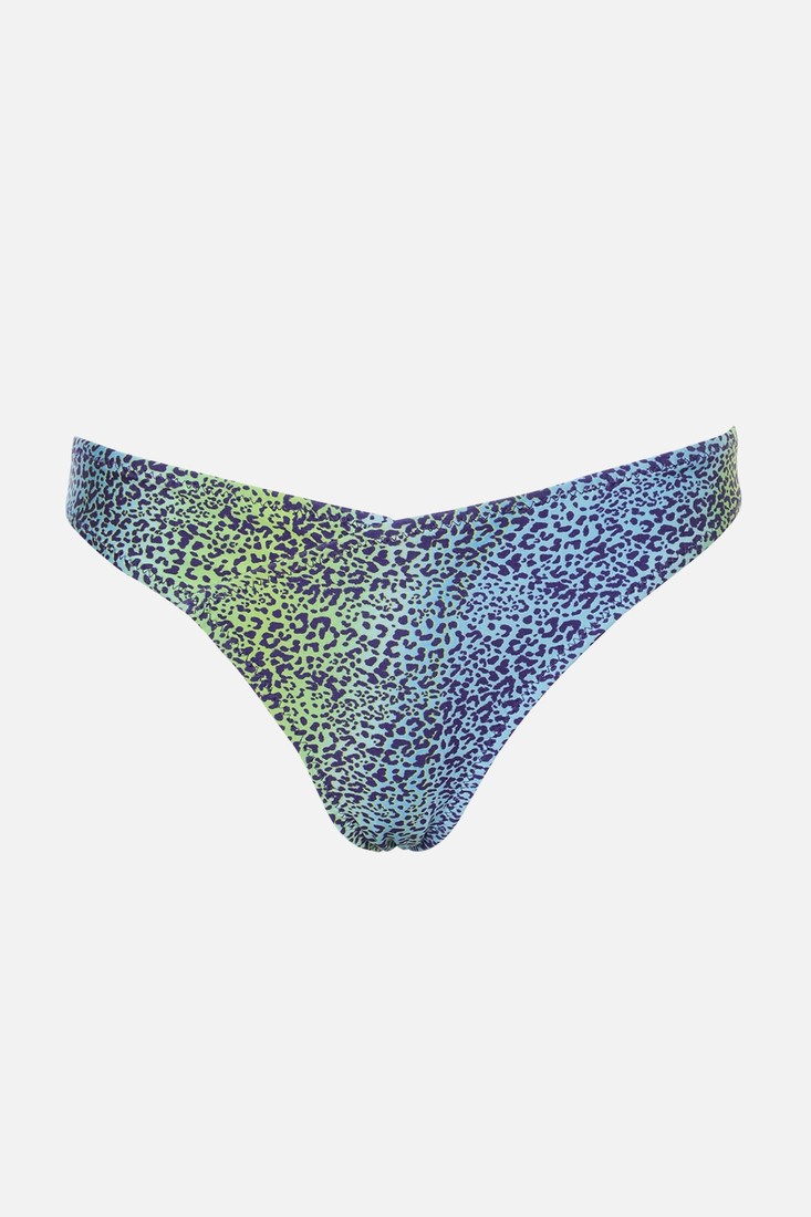 Trendyol Bikini Bottom - Green - Animal print