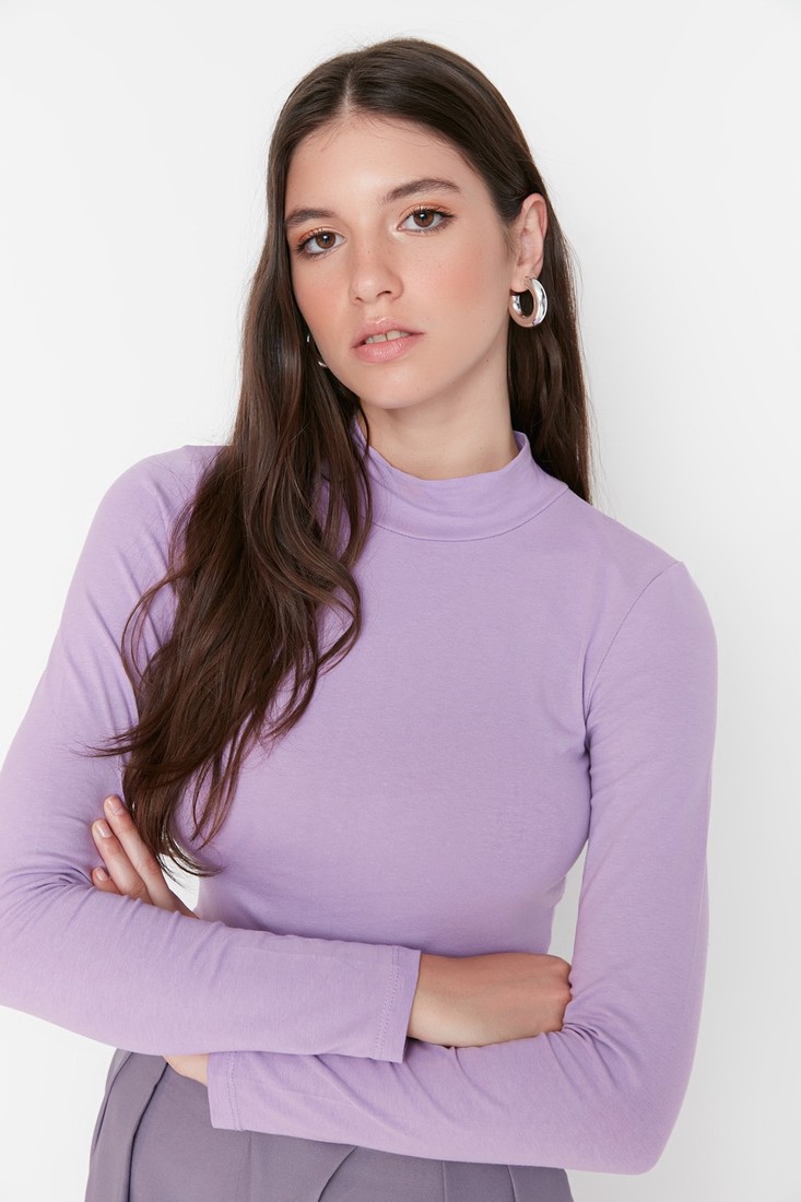 Dámsky top Trendyol TWOAW21BD0008/burgundy
