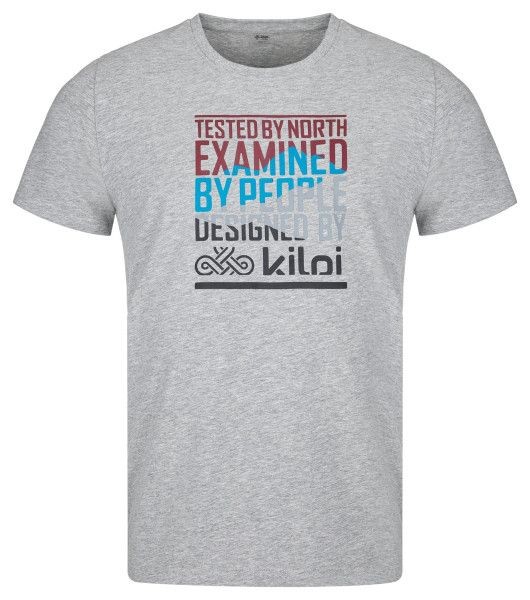 Men's cotton T-shirt TYPON-M LIGHT GRAY