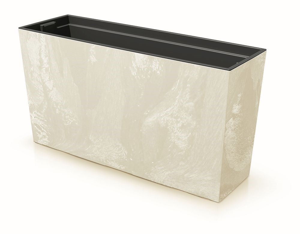 Truhlík s vkladem CORBI II 77 cm béžový