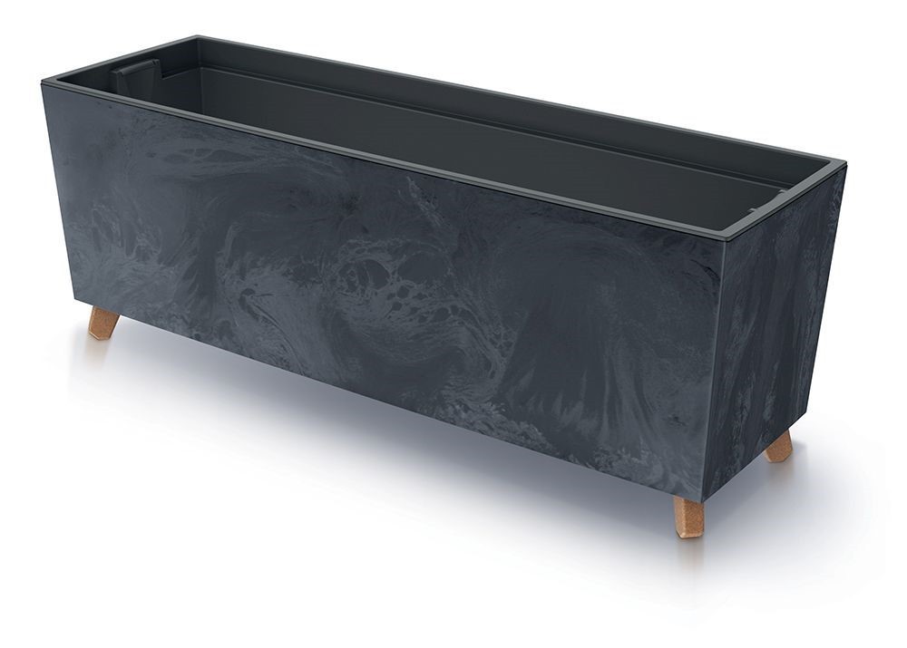 Truhlík s vkladem CORBI III 77 cm antracit