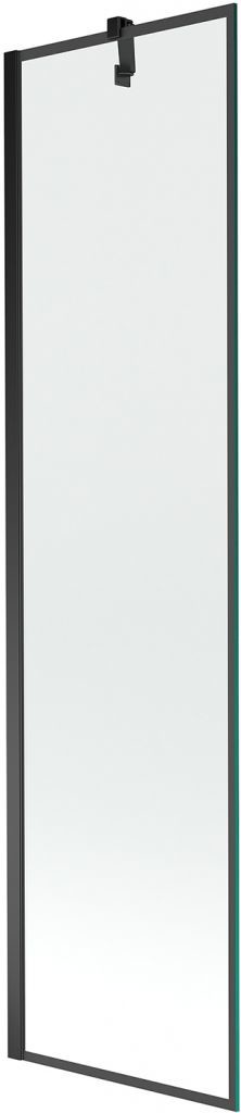 MEXEN/S - Next vaňová zástena FIX 50 x 150 cm, čierna dekor, čierna 895-050-000-00-70-70