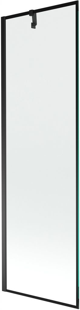 MEXEN/S - Next vaňová zástena FIX 60 x 150 cm, čierna dekor, čierna 895-060-000-00-70-70