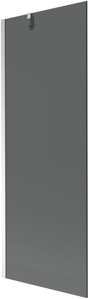 MEXEN/S - Next vaňová zástena FIX 70 x 150 cm, grafit, chróm 895-070-000-00-40-01