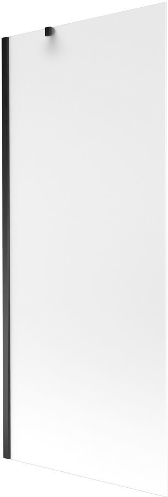 MEXEN/S - Next vaňová zástena FIX 80 x 150 cm, szron, čierna 895-080-000-00-30-70