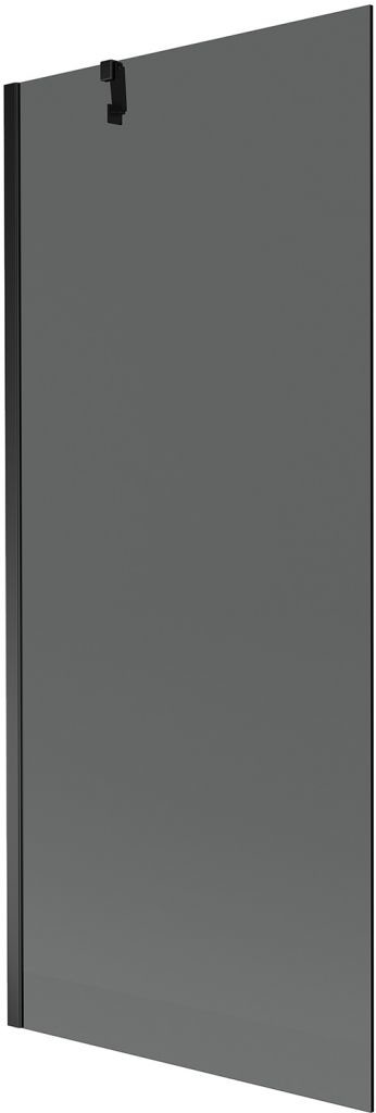 MEXEN/S - Next vaňová zástena FIX 80 x 150 cm, grafit, čierna 895-080-000-00-40-70