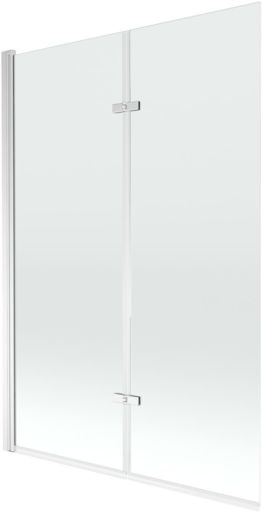 MEXEN - Castor vaňová zástena 2-krídlo 120x150 cm, transparent, chróm 892-120-002-01-00