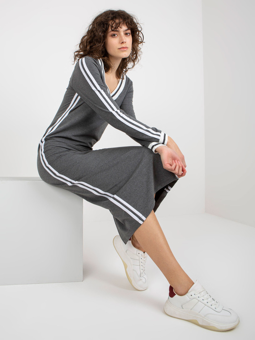 Sukienka FA SK 8297.18P ciemny szary S/M