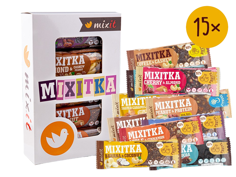 Mixit Darčeková krabička Mixitiek 670g 15 ks