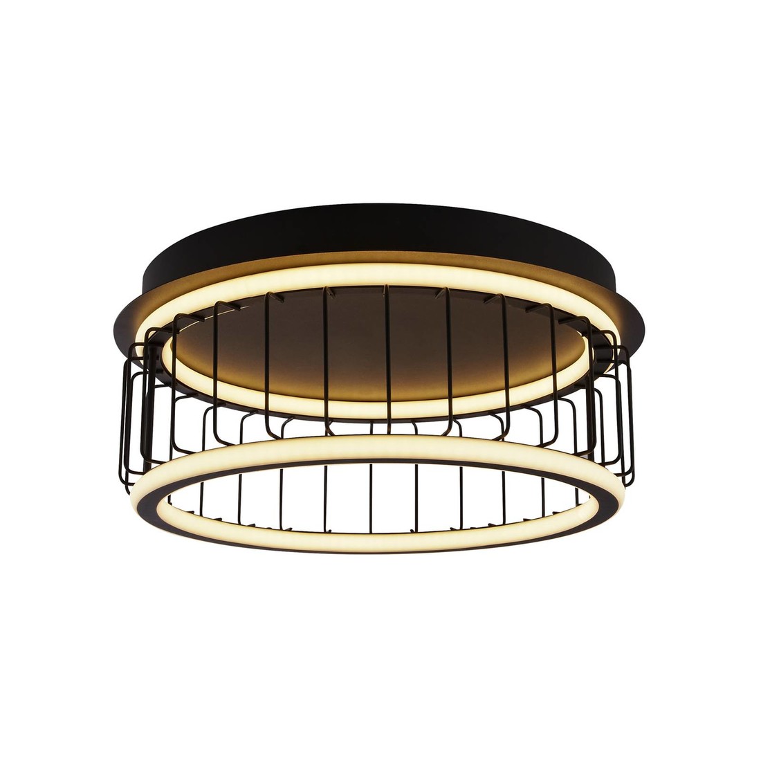 Stropné LED svetlo Cage Ø 40 cm