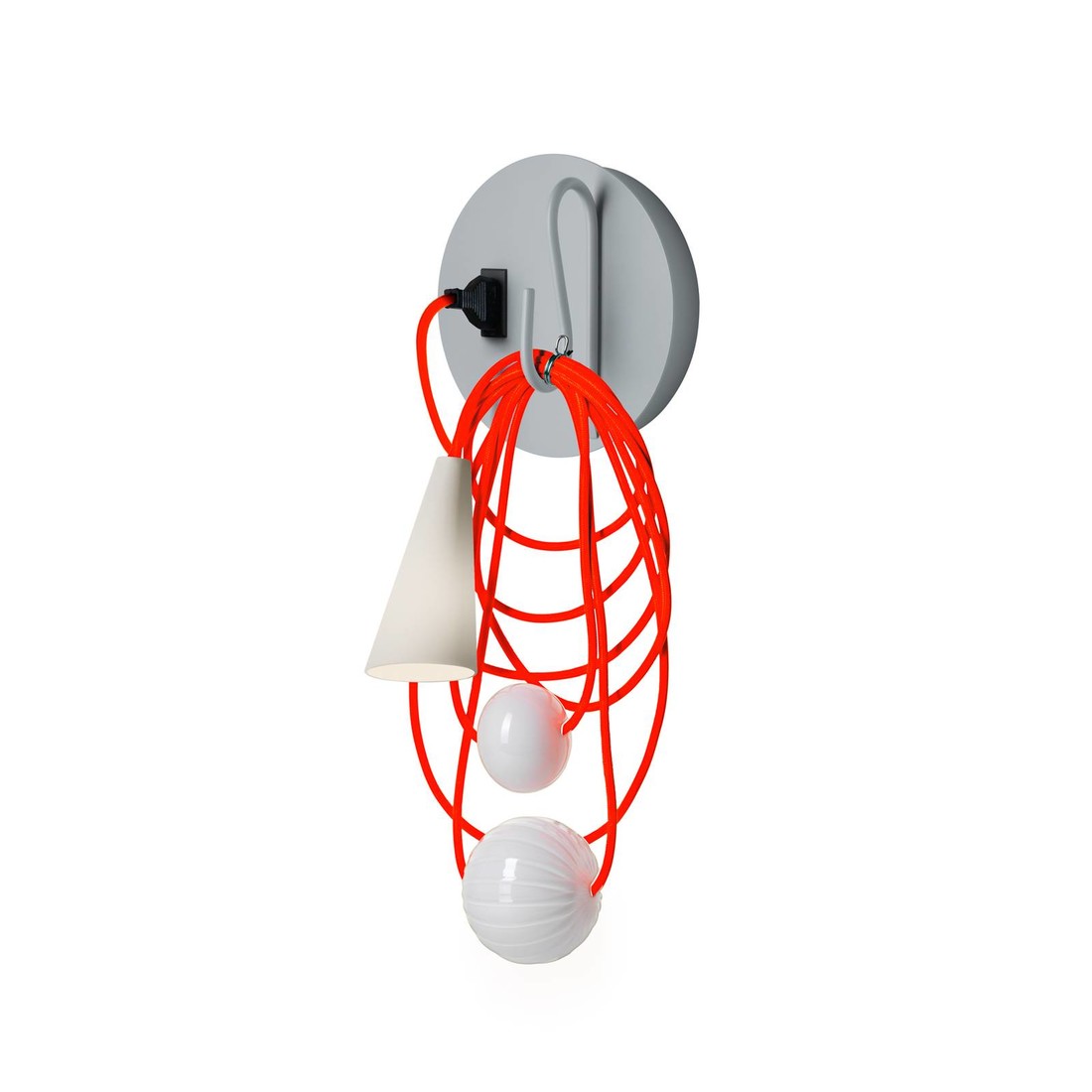 Foscarini Filo nástenné LED svetlo, Eastern Coral