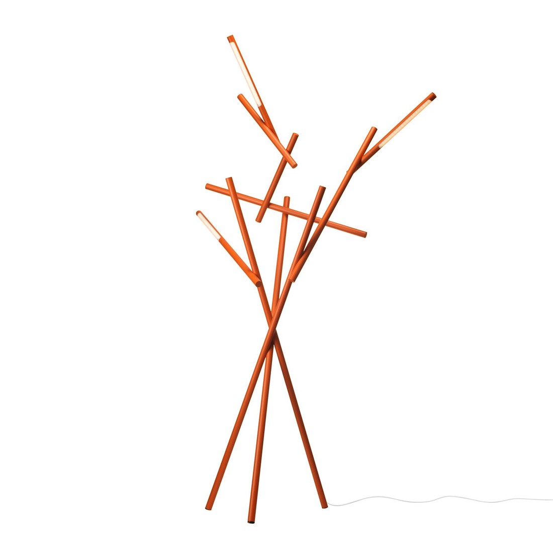 Foscarini Tuareg LED lampa, stmievač, oranžová