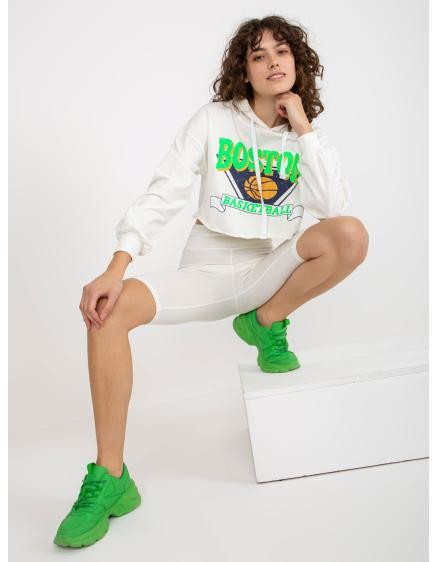 Dámsky set s krátkou mikinou PHOENIX ecru