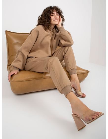 Dámska súprava oversize MINA tmavo béžová