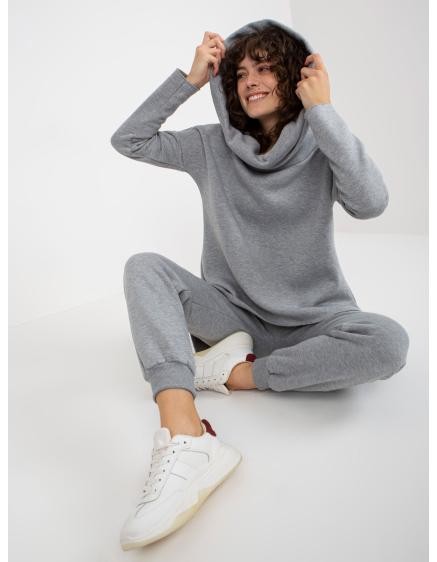 Dámsky komplet basic s mikinou LEXIE šedej