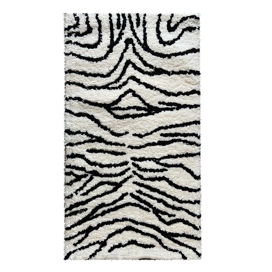 Koberec Shaggy Sonic 1.6/2.3 Psr-13571 ivory/black