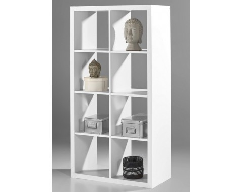 Regál Stylus 4x2, biely%