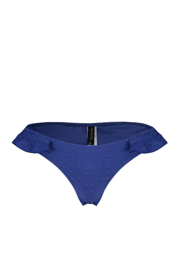 Trendyol Bikini Bottom - Navy blue - Textured