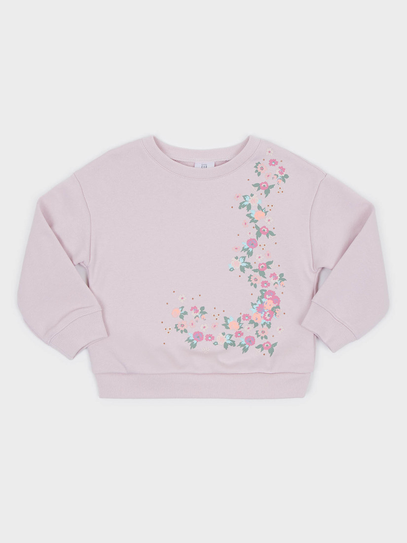 GAP Kids sweatshirt with flowers - Girls