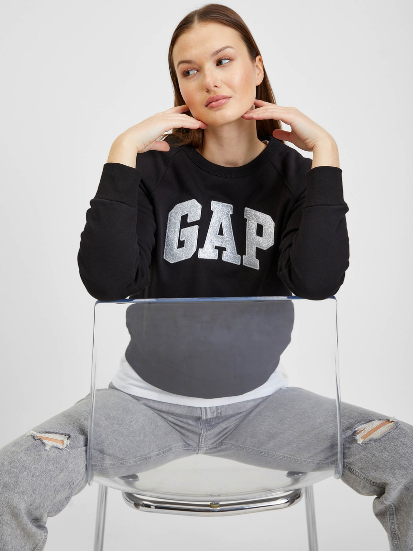 GAP Sweatshirt with metallic logo - Women