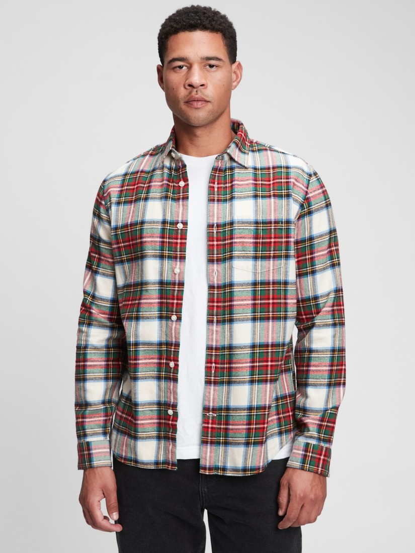 GAP Flannel Plaid Shirt - Men